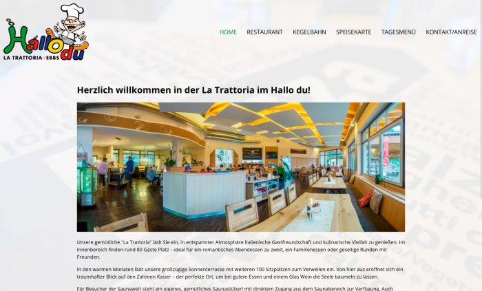 La Trattoria im Hallo du
